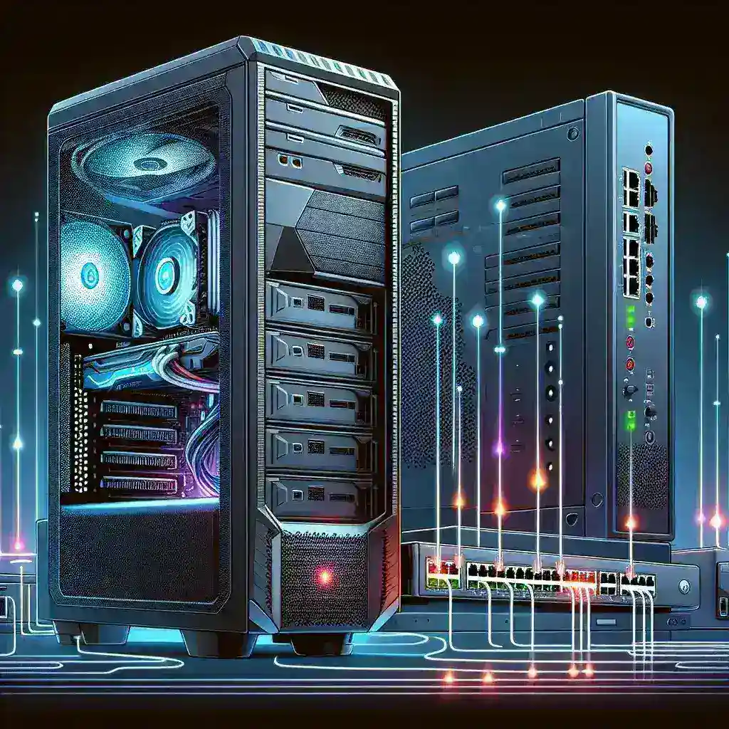 Why are some gaming PCs built with enterprise-grade networking hardware?