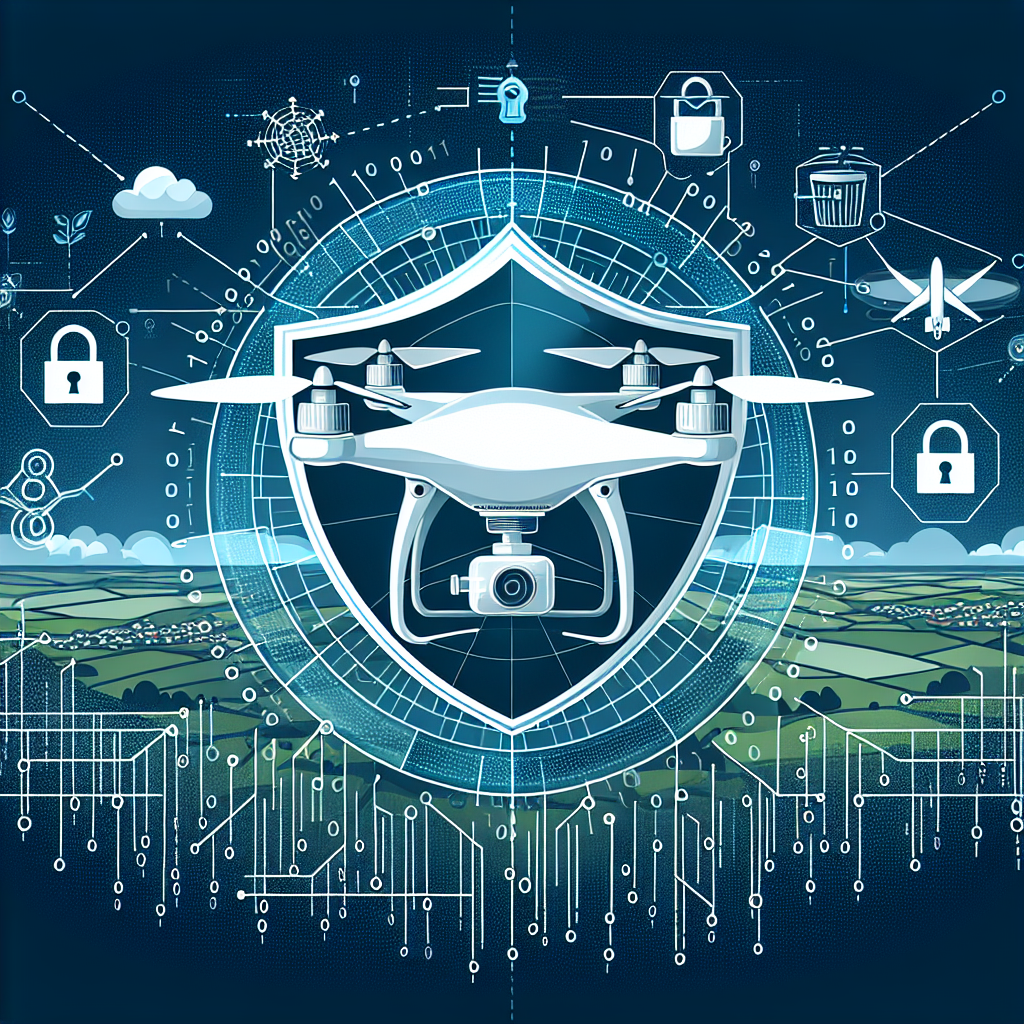 "Close-up of a drone being secured with a lock, illustrating tips on protecting drones from hacking and cyber threats in the article 'How to Secure Your Drone from Being Hacked.'"